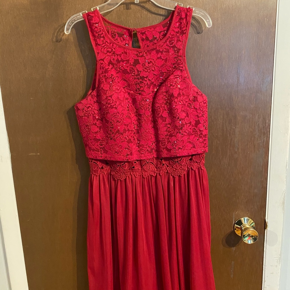 Fancy red dress